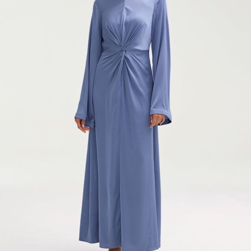 Elegant Blue Maxi Dress